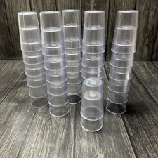 Lot of 32 Sysco 4 Oz Restaurant Or Nursing Home Cups Made in USA Used 3 1/2 In