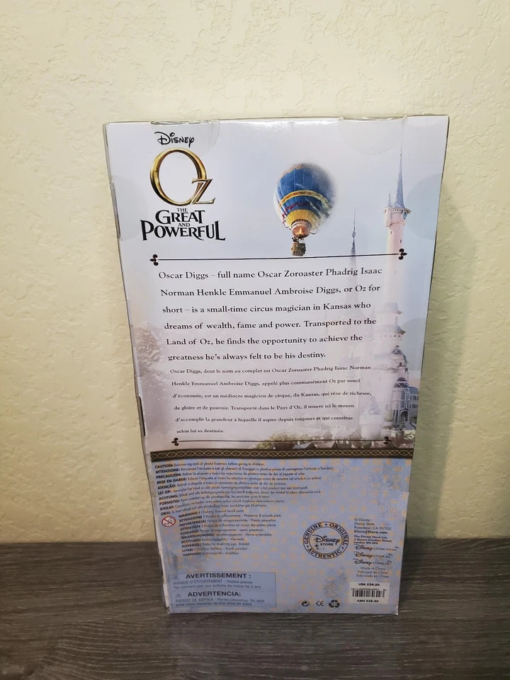 Muñeca Disney Store Film Collection Oz The Great and Powerful Oz (Oscar Diggs) Foto 3 de 4