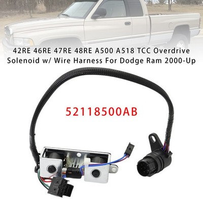 42RE 46RE 47RE 48RE A500 A518 TCC Overdrive Solenoid w/ Wire Harness Für Dodge