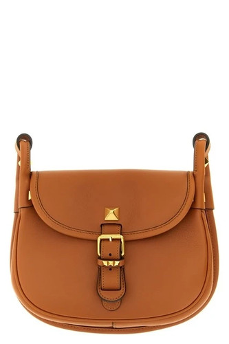VALENTINO GARAVANI Flaneuse Small Brown Shoulder Bag New & Authentic