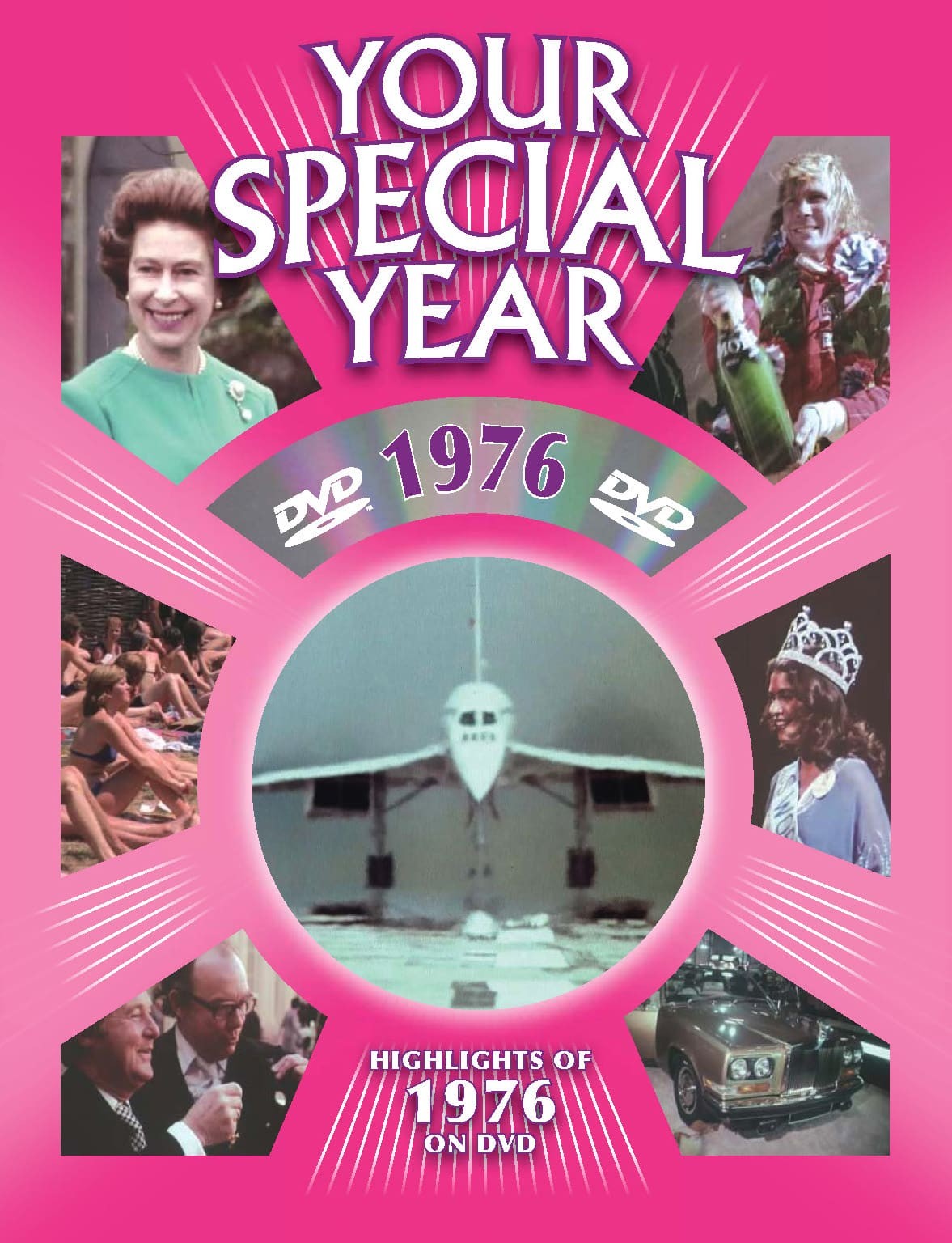 1976 50th Birthday Card Your Special Year DVD Greeting Wedding Anniversary Card