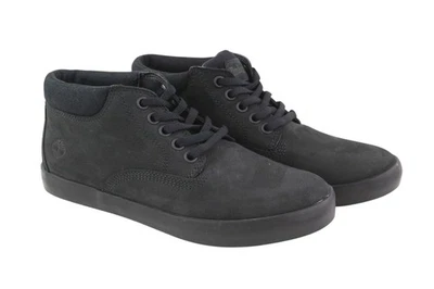 Timberland A1R35 Femme Bottes EU36/37 Noir à Lacets Amande Orteil Cheville Cuir - Photo 1/4