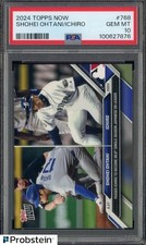 2024 Topps Now #768 Ichiro Suzuki HOF Shohei Ohtani PSA 10 GEM MINT