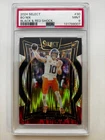 2024 Panini Select Bo Nix #30 Black Red Shock Concourse Rookie RC PSA 9