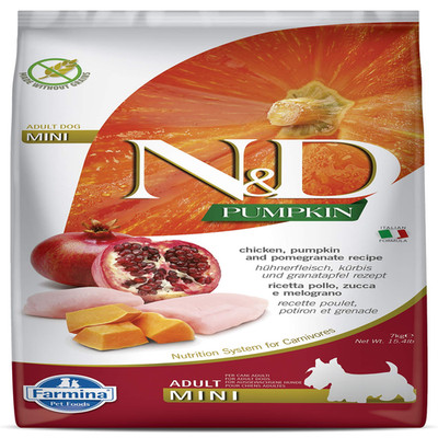 Farmina Pet Foods Farmina Nd Dog Dry Grain Pumpkin Mini Chicken Pomegranate