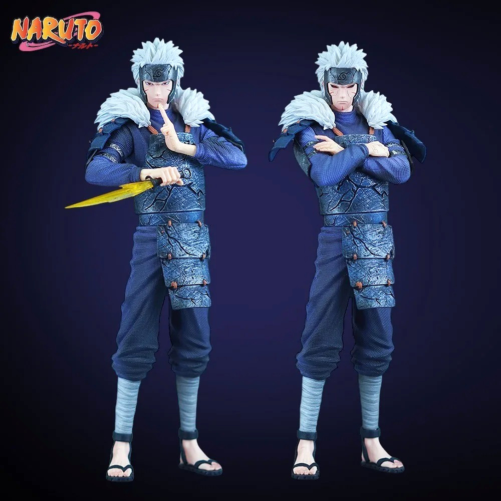 Figura de acción de anime 31 cm NARUTO Senju Tobirama PVC modelo coleccionable juguete NUEVO