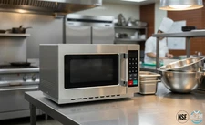 Midea 1.2 cu ft 1000W Touch Pad Control Commercial Microwave Oven NSF ETL UL