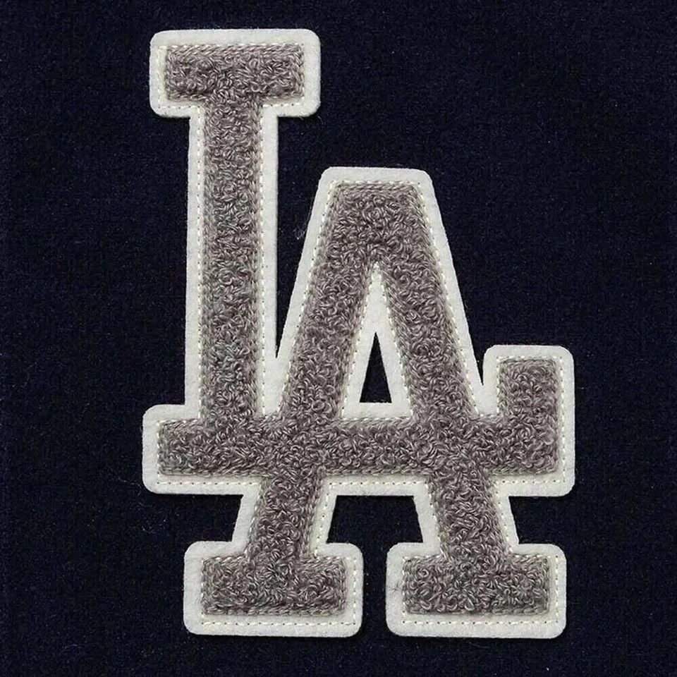 LA Dodger Navy Varsity Baseball Jacket