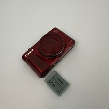 Canon PowerShot SX720 HS 20.3MP Digital Camera Red 40x Zoom w/ Battery Tested