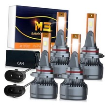 9005/HB3  9006/HB4 Fog light Bulbs 4Pcs Combo Kit, 9005/HB3 9006/HB4