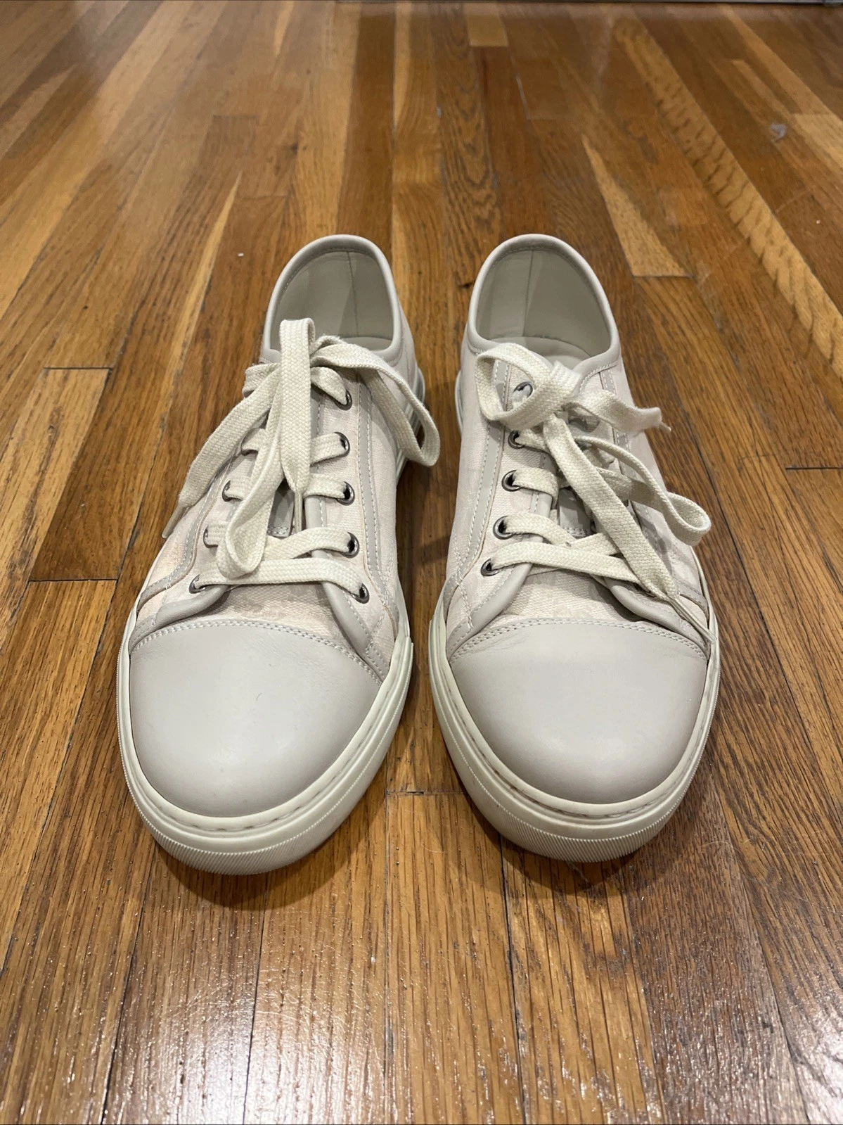 Baskets basses en toile Gucci GG taille 7