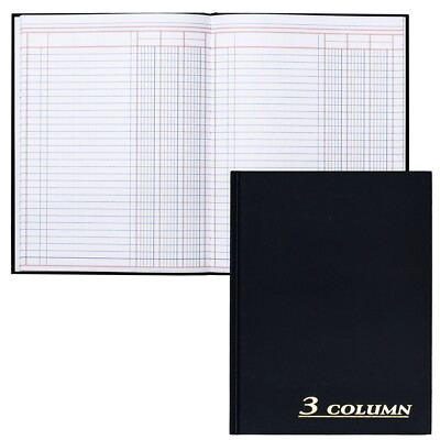 Adams Tops ARB8003M Account Book, 3 Column, 80 Pages, 7 x 9-1/4''