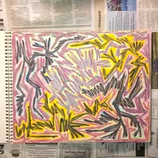 Drawing 11X14" Oil Pastel on Paper