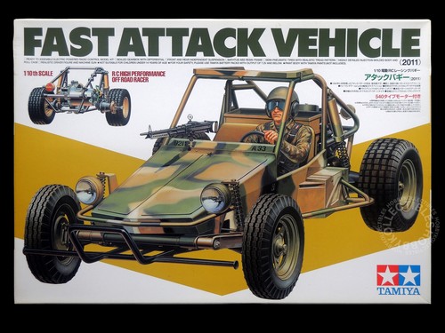 Tamiya 1/10 RC Fast Attack Vehicle (2011) #58496 FAV Chassis Off Road Racer (2)* - Picture 2 of 12