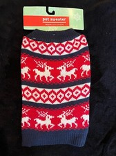 Dog Reindeer Sweater Medium