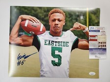EASTSIDE HIGH SCHOOL ERIC STOKES AUTOGRAPHED SIGNED 11x14 PHOTO JSA COA   