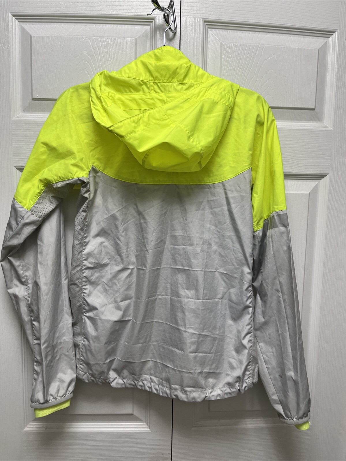 SACAI X NIKE Nike Giacca da Pioggia Donna Leggera da Corsa Small P Grigio e Giallo