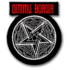 Dimmu Borgir patch Embroidered Black Metal Band Emperor, Rocker Emperor