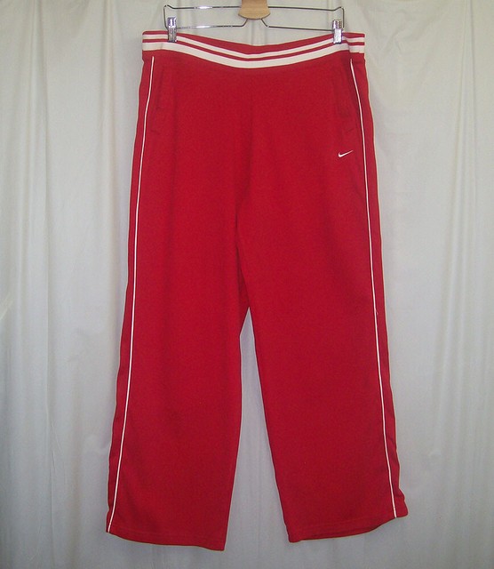 Nike Athletic Dept. Cotton Track Pants Men's XL Red Running Fitness eBay