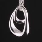 GEORG JENSEN Sterling Pendant # 433A. Offspring, Silver. Jacqueline Rabun. NEW!