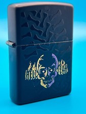 Image of Genuine Brand New 2010 ZIPPO Lighter HELL YEAH BONES & SKULL DESIGN Satin Black