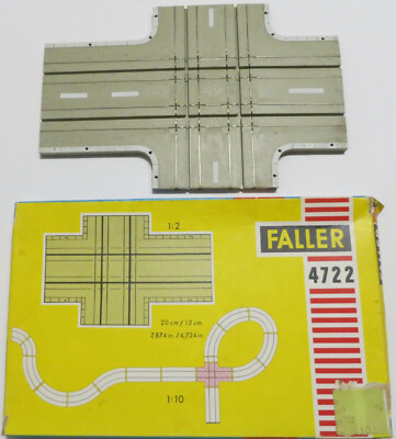 Faller AMS 4722--  Doppelkreuzung in OVP, 60er Jahre Spielzeug #191119