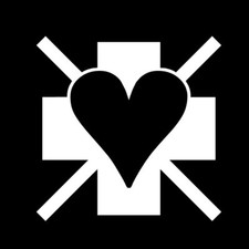 HEART OVER CROSS Vinyl Decal Sticker - FREE USA SHIPPING