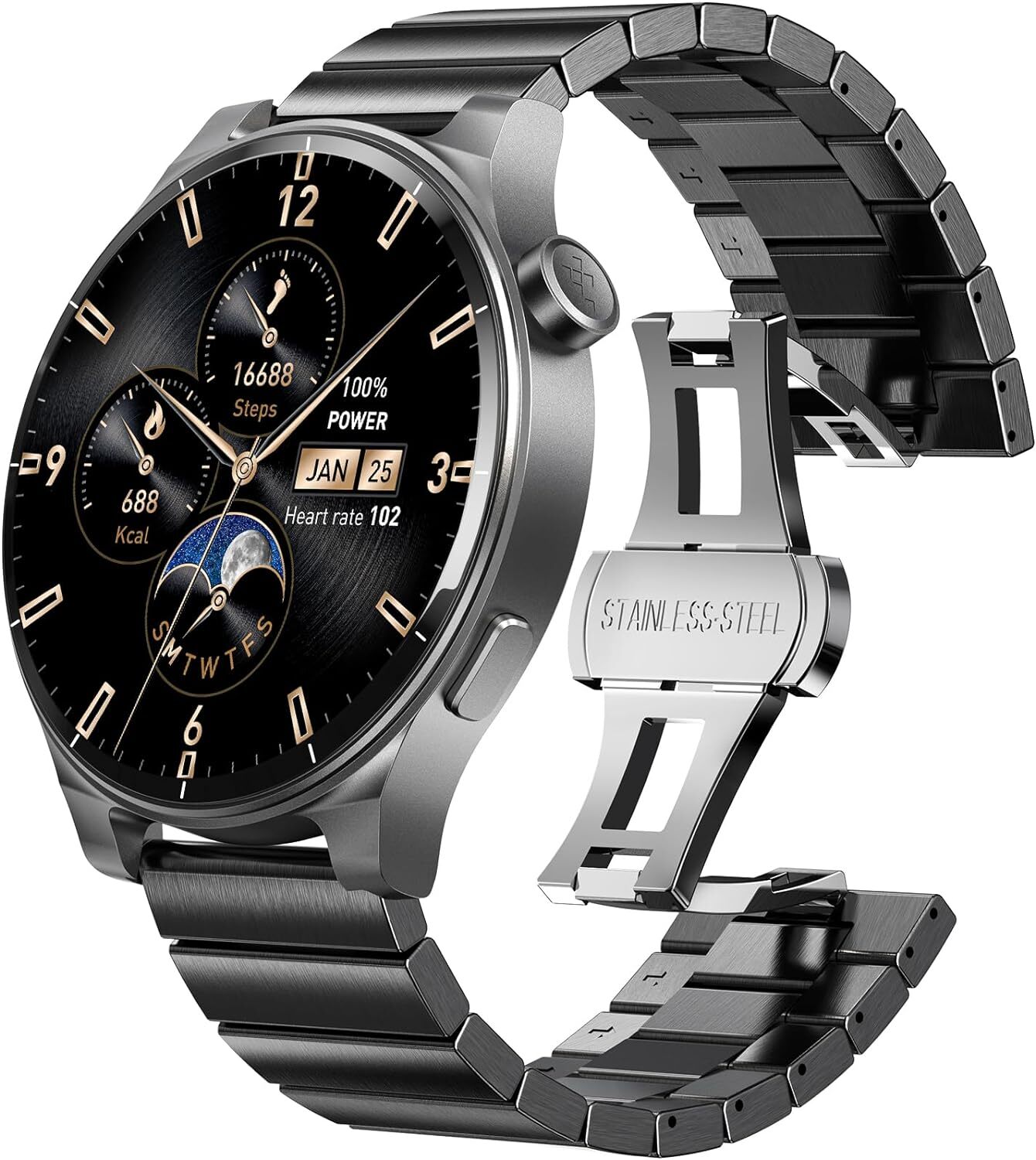TOZO S5 Smart Watch (Answer/Make Calls), 1.43’’ AMOLED Smart Watches for Men Wom