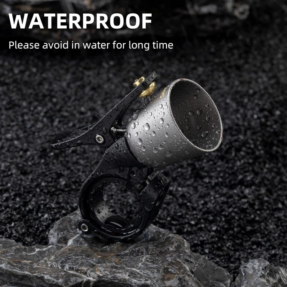 Campana de bicicleta ROCKBROS campana clásica sonido fuerte y apta para manillar de 22,2-31,8 mm Foto 4 de 4