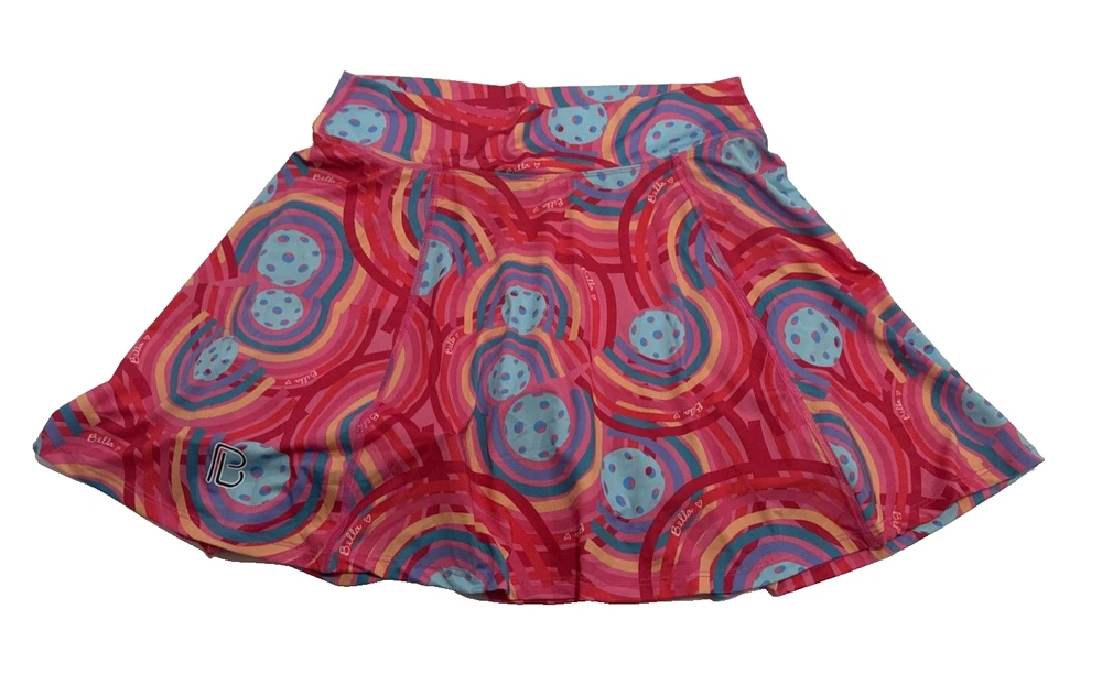 Pickleball Bella Large Skort Pink Pickle Ball