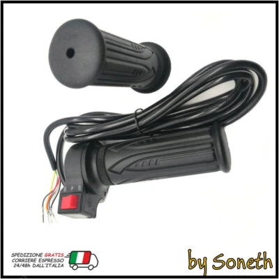 ACCELERATORE PER EBIKE BICI BICICLETTA ELETTRICA MONOPATTINO SCOOTER 24V 36V 48V