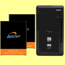 Long Life 2X 5070mAh Durable Battery Extra Charger f Samsung Galaxy J7 SM-J700T