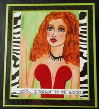 Bad Girl Couture "CYNTHIA" metal pill box