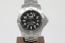 Breitling Avenger Seawolf Watch Automatic Black Dial Steel Case 45 mm