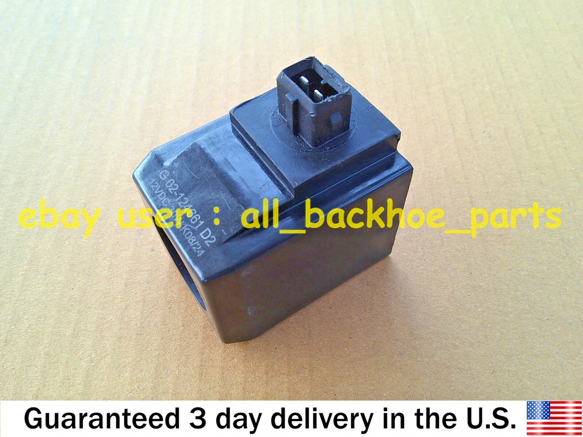【8233】～【8242】koma様10セット⑩⑪⑫⑬⑭⑮⑯⑰⑱⑲ JCB BACKHOE DANFOSS VICKERS 12V 30W SOLENOID COIL FLAT PIN