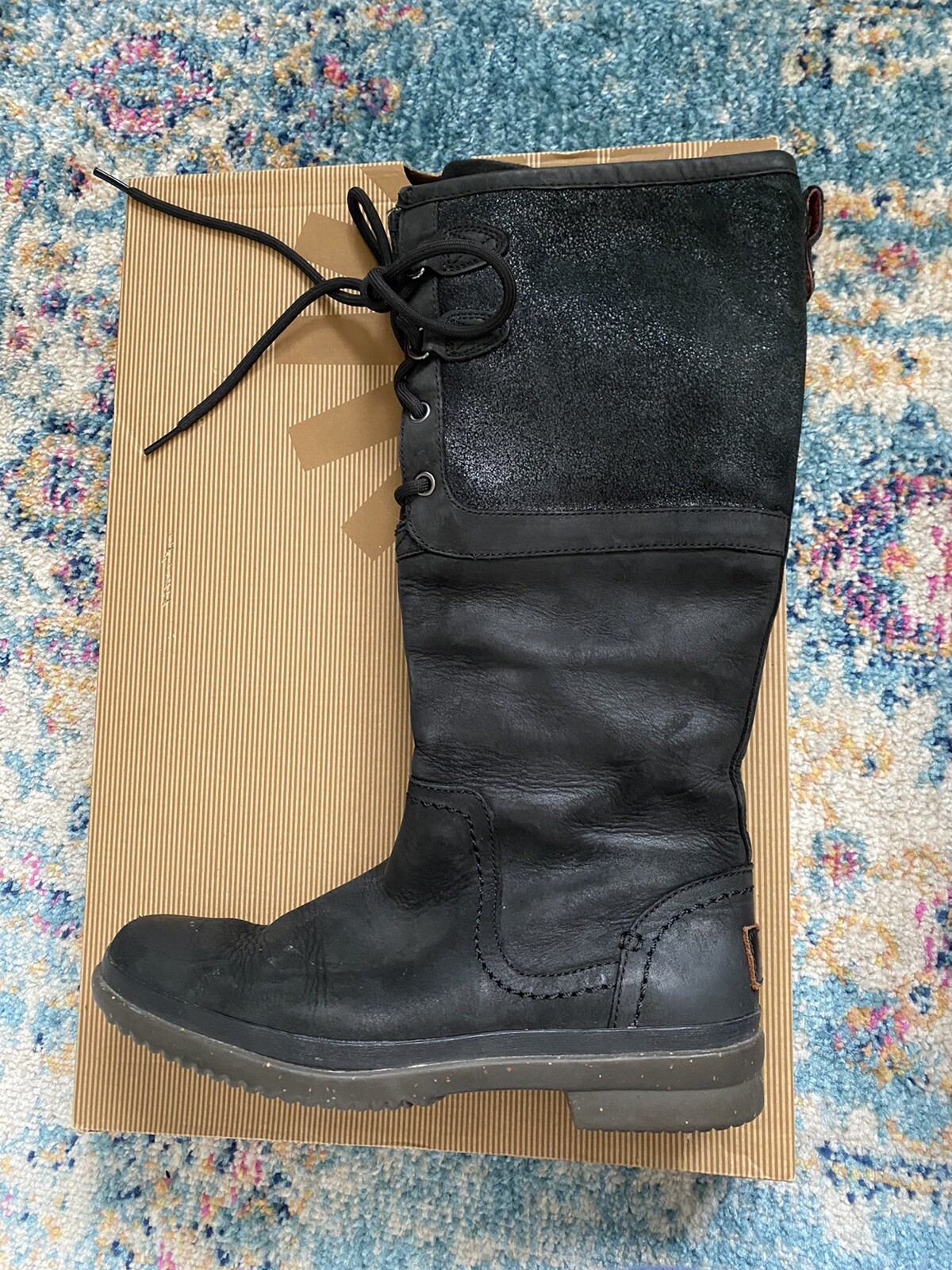 black ugg boots size 7