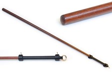 Premium BDSM Striker "Disziplin" Edler Rohrstock aus Walnuss Cane 60cm mit Griff