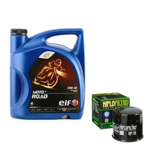 Elf Moto 4 10w40 4L Engine 4 Stroke Oil Filter For Suzuki GSX 1300