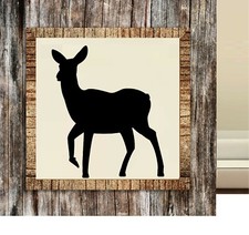 Doedeer Walking Vinyl Decal Home Dcor 20 X 25 Doedeer Walking Vinyl Decal Home Dcor 20 X 25