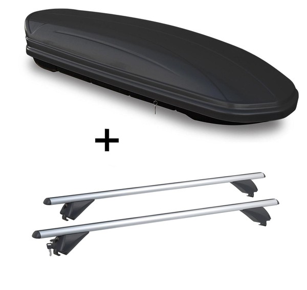 Dachbox MAA460L Matt+Alu DachträGer RB003 FüR FüR Volvo XC60 5TüRer Ab 17-image