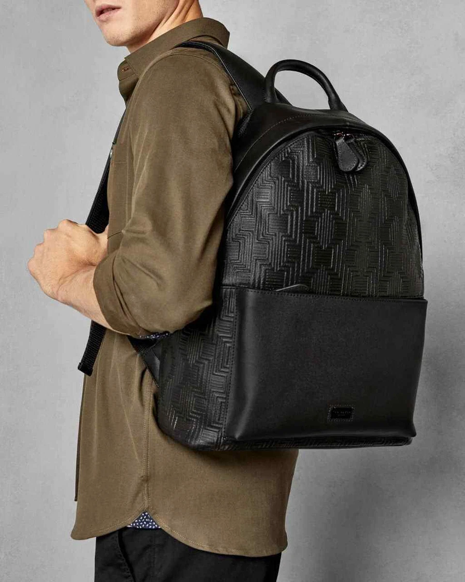 Ted baker online leather rucksack