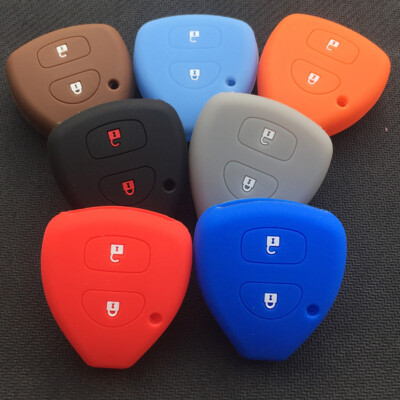 Fit TOYOTA Corolla 2 Button Remote Smart Key Fob Cover Silicone Case - Foto 11