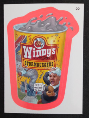 2012 Topps Wacky Packages All-New Series 9 Orange #22 Windy's