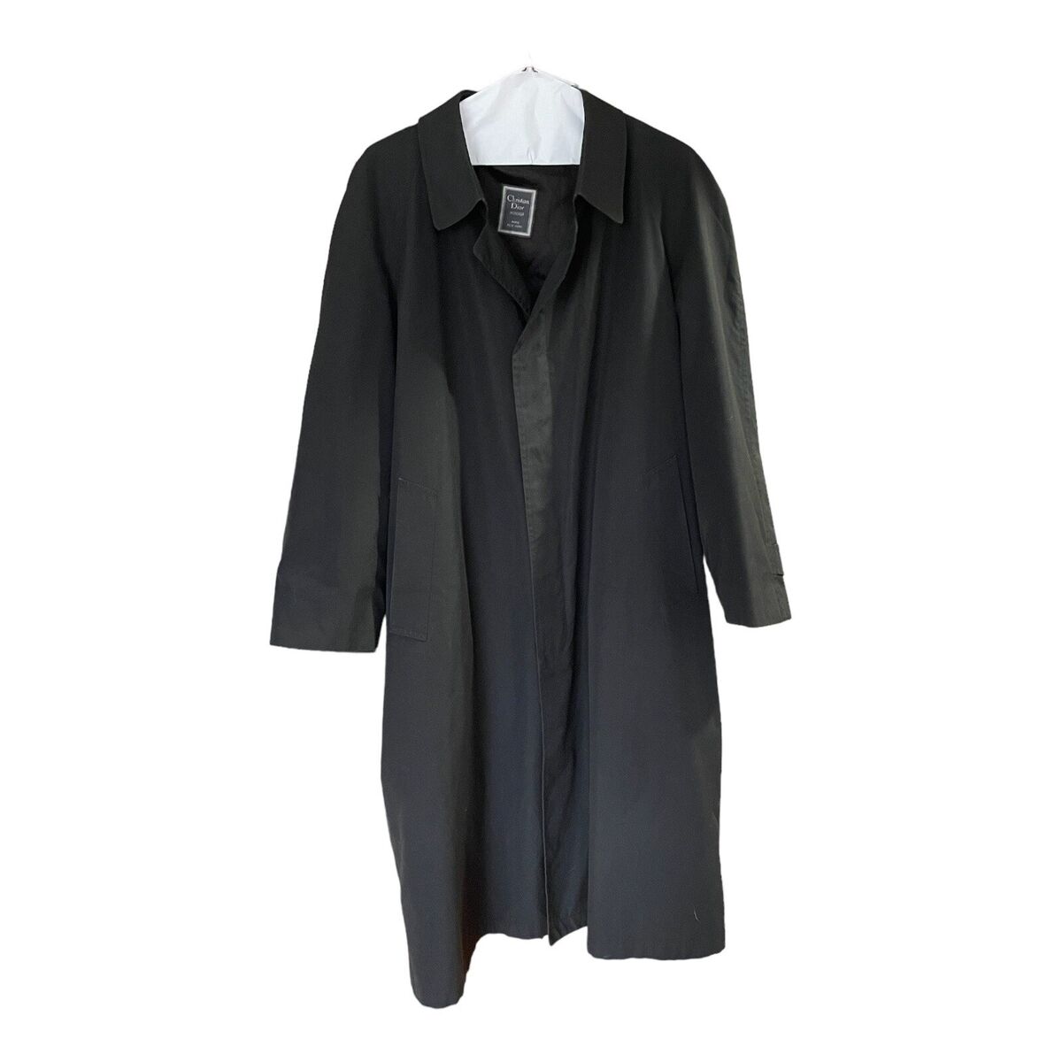 Vtg Christian Dior Monsieur Paris New York Trench Over Coat Vtg Christian Dior Monsieur Paris New York Trench Over Coat