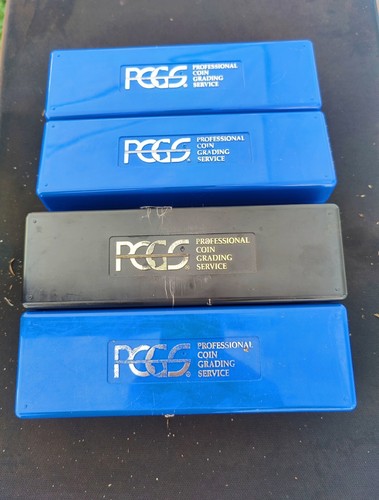 Plastic Coin Storage Box PCGS Coin Slab Storage Case