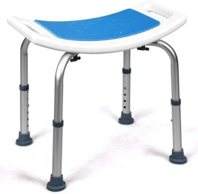 Multipurpose Shower Stool Cushion Waterproof Non-Slip Bath Chair for Bathroom