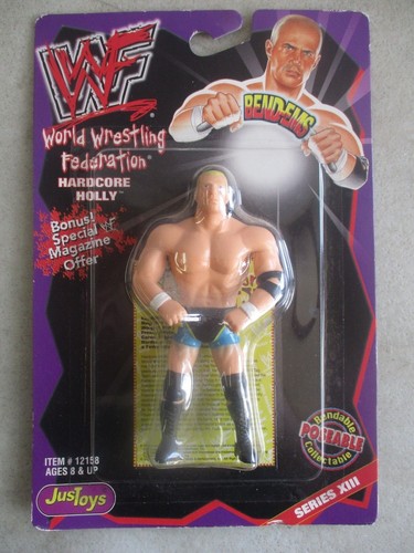 SEALED MOC 2000 WWF BEND-EMS HARDCORE HOLLY SERIES...