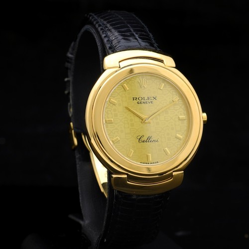 Rolex Cellini 18 kt gold 37 mm ref 6623 serviced + box - Foto 3 di 10