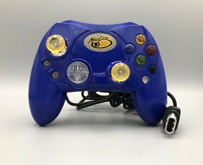 Mad Catz 2004 Control Pad Wired Controller for XBOX 4516 Blue