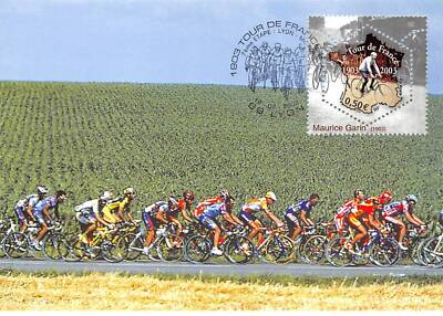 Carte Maximum Tour De France 2003 – Premier Jour D'émission, Oblitérée, Philatélie